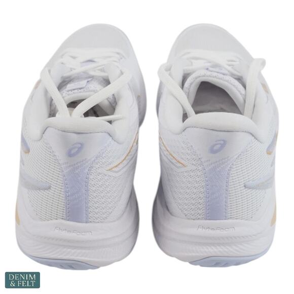 ASICS Netburner Ballistic FF 4 White Champagne Women’s Wide 8.5 Volleyball NEW - Picture 11 of 15